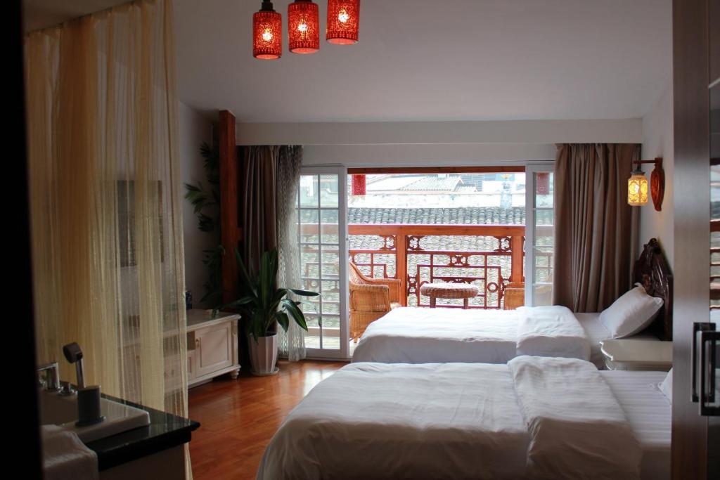 יאנג שואו Bamboo House Resort חדר תמונה